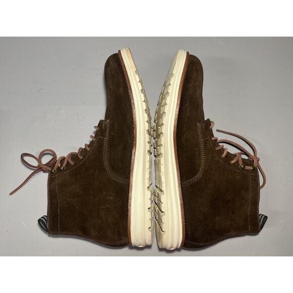 Cole Haan & Todd Snyder Boots Mens Size 11.5 Brown Suede Chukka Grand.OS Ankle - Picture 4 of 10